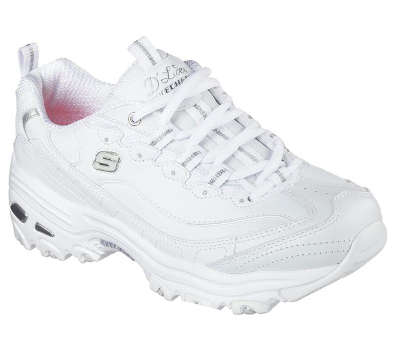 Skechers Dam Vita/Silver Sneakers - D'lites - Fresh Start - Sverige (EPZGI-9162)